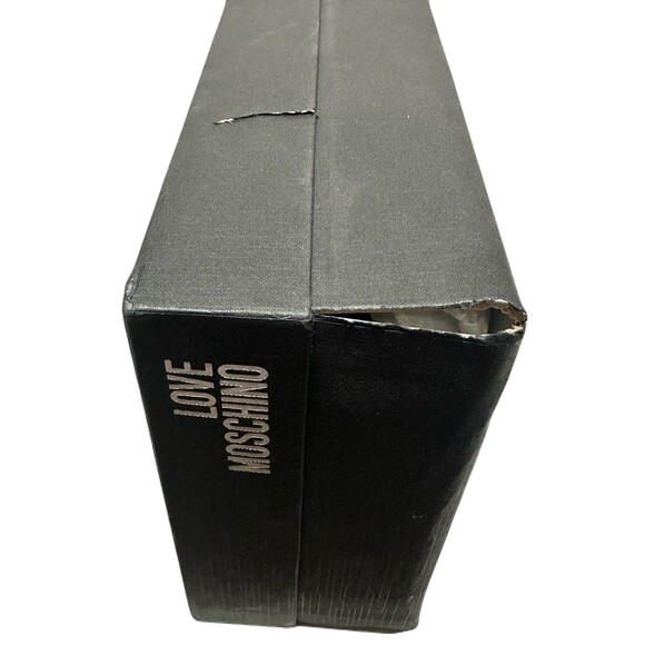 NEW Love Moschino Womens Size 8 Playful Embroidery  Teal Sneakers Black Lug Sole - Picture 11 of 11